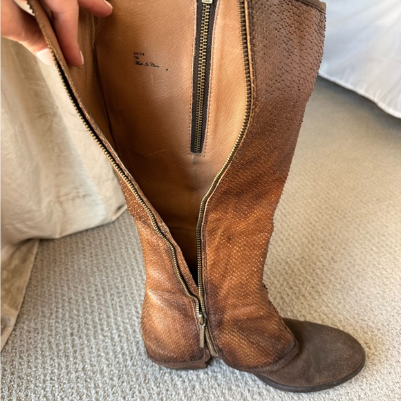 Brown Leather Donald J. Pliner Boots - Picture 10 of 10
